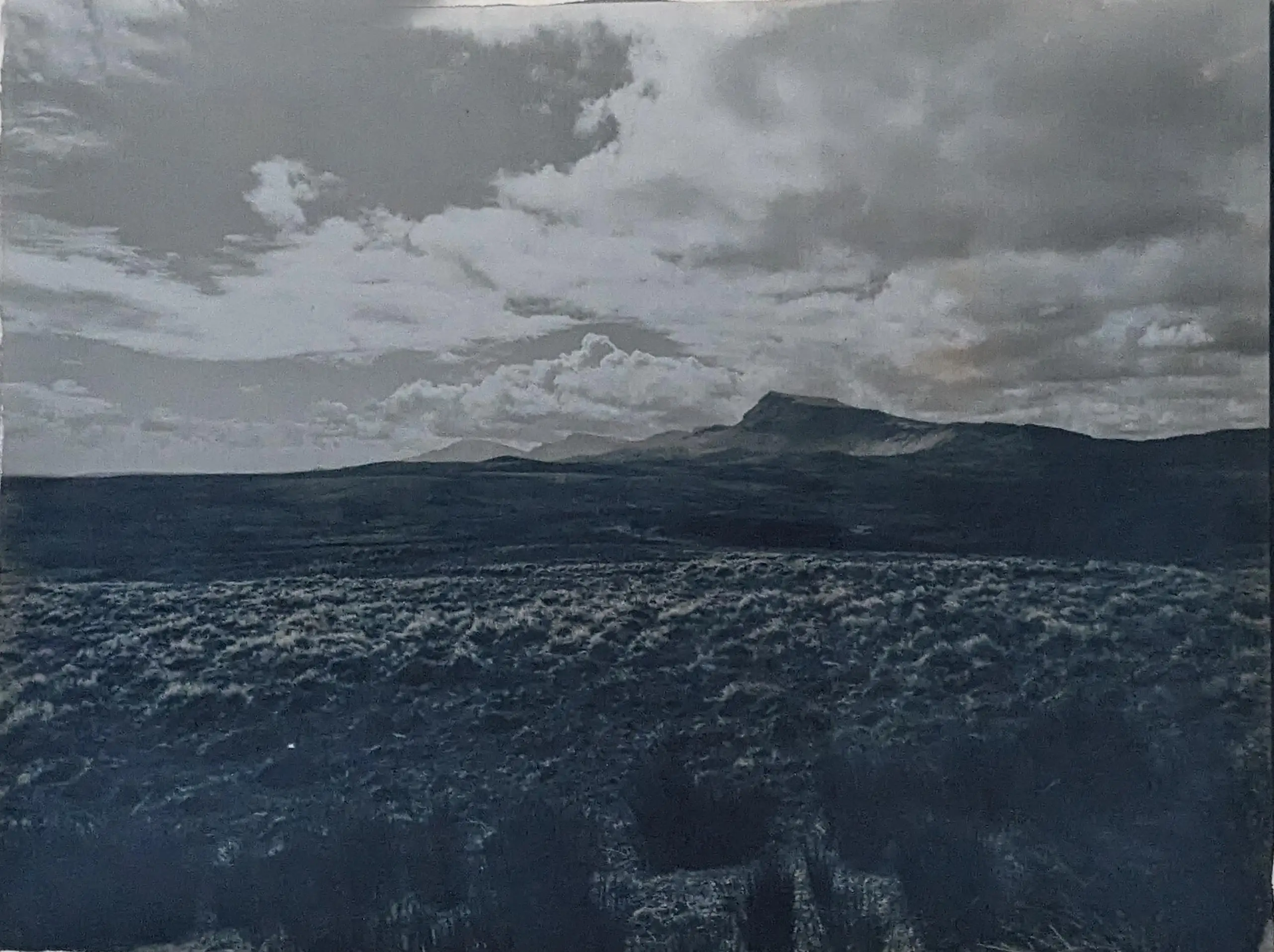 cyan toning tests 8 Mountains Series of Works