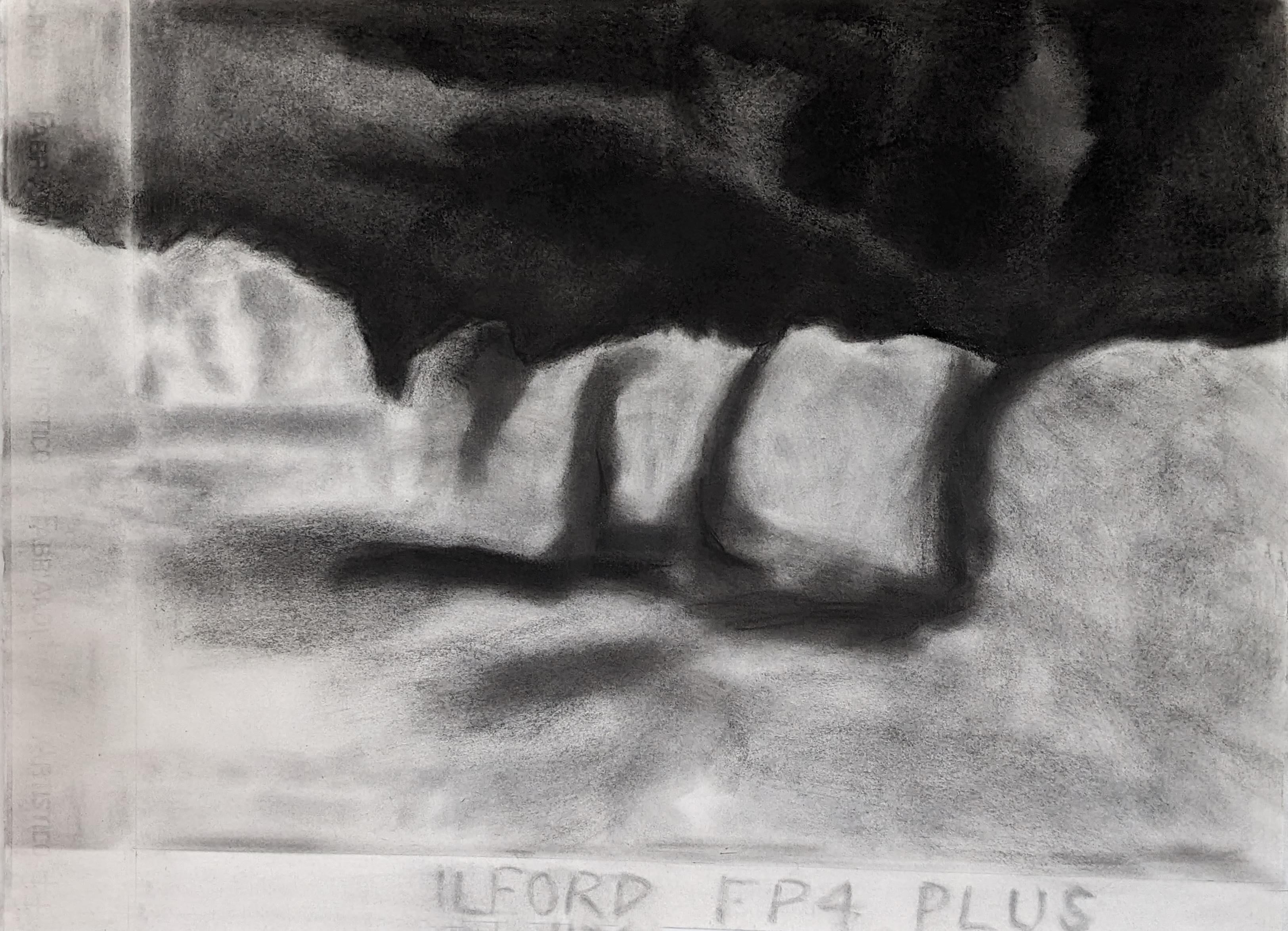 Drawing Ilford film landscape