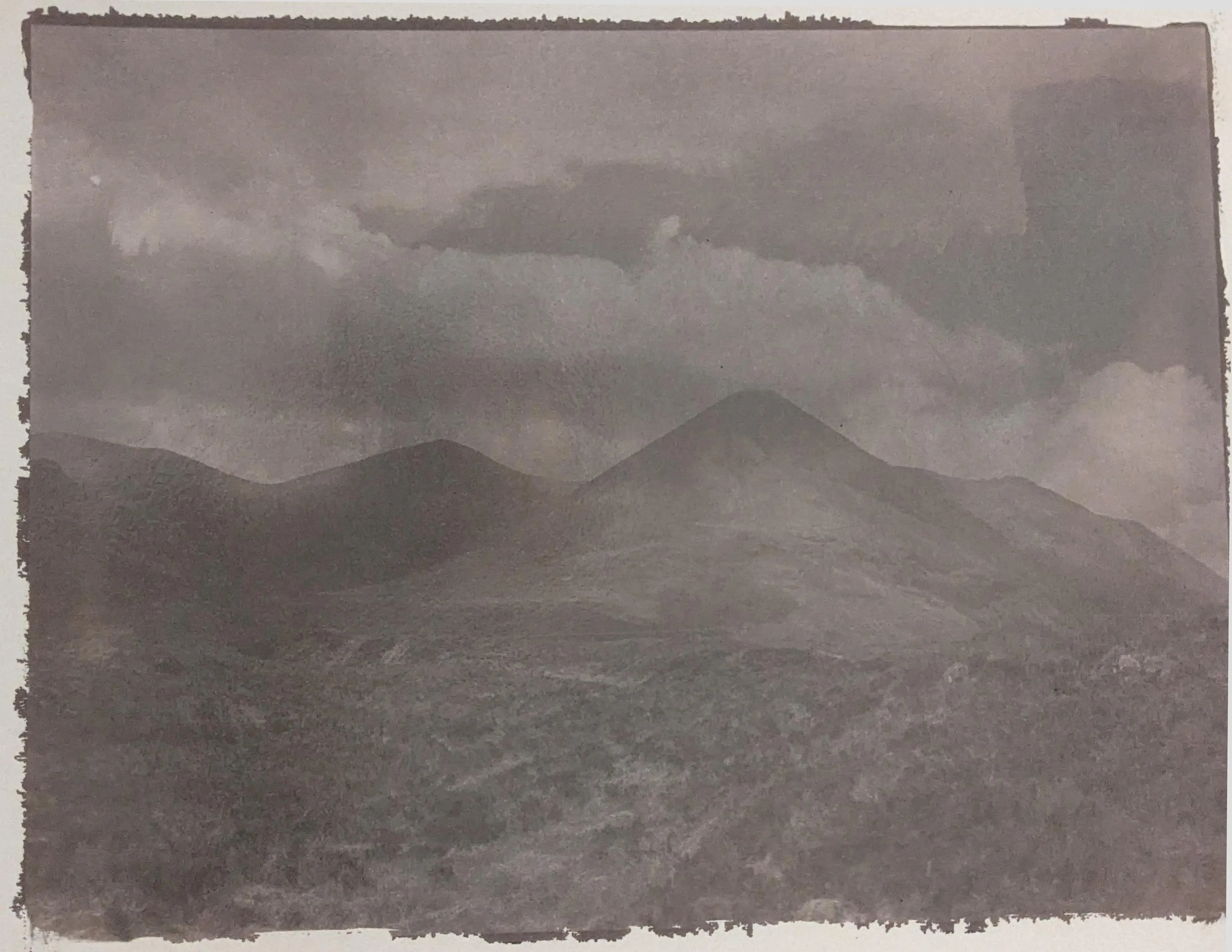 Cyanotype toning research 1v