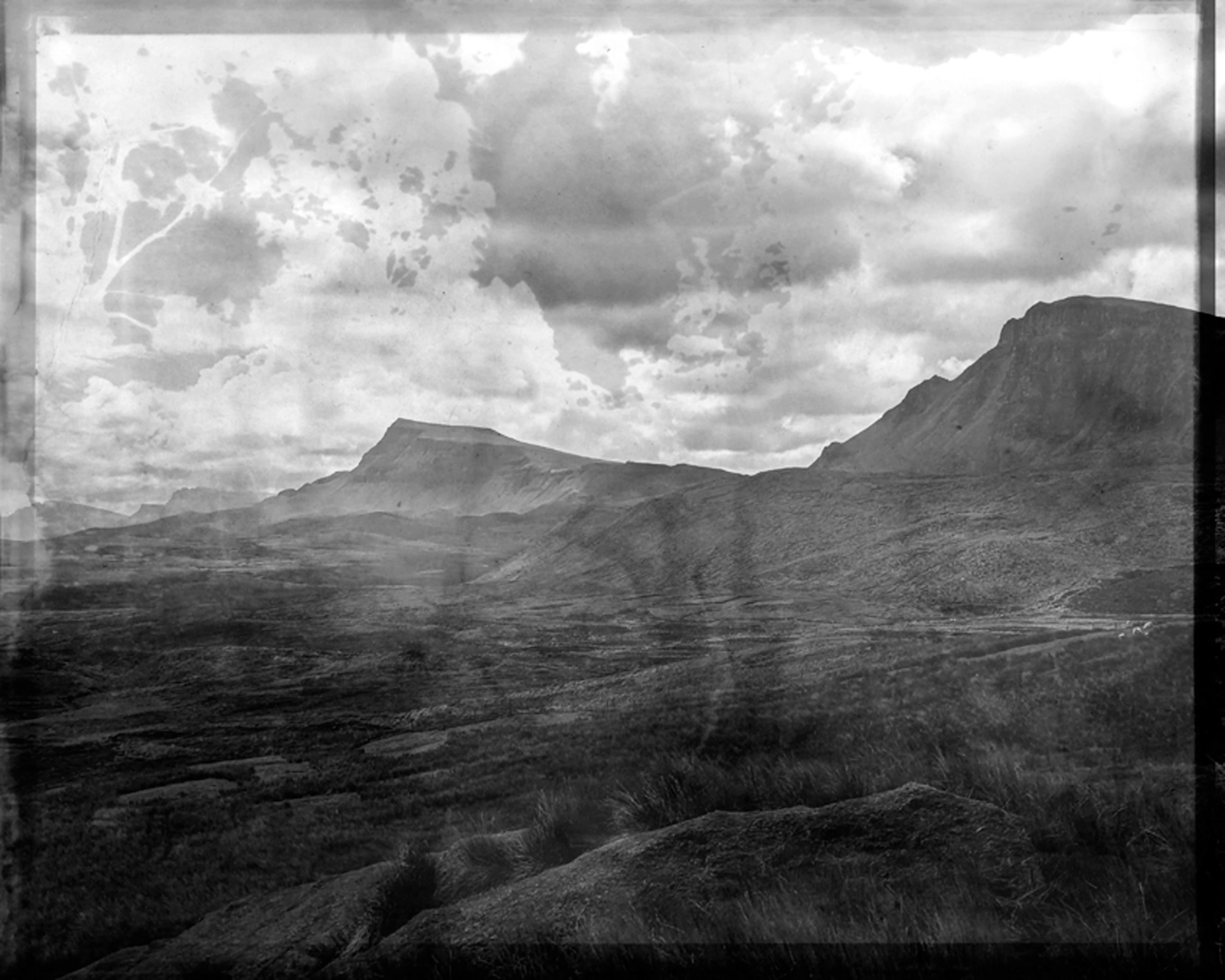 textures of Scotland with sugarloaf cloud trees SMALL