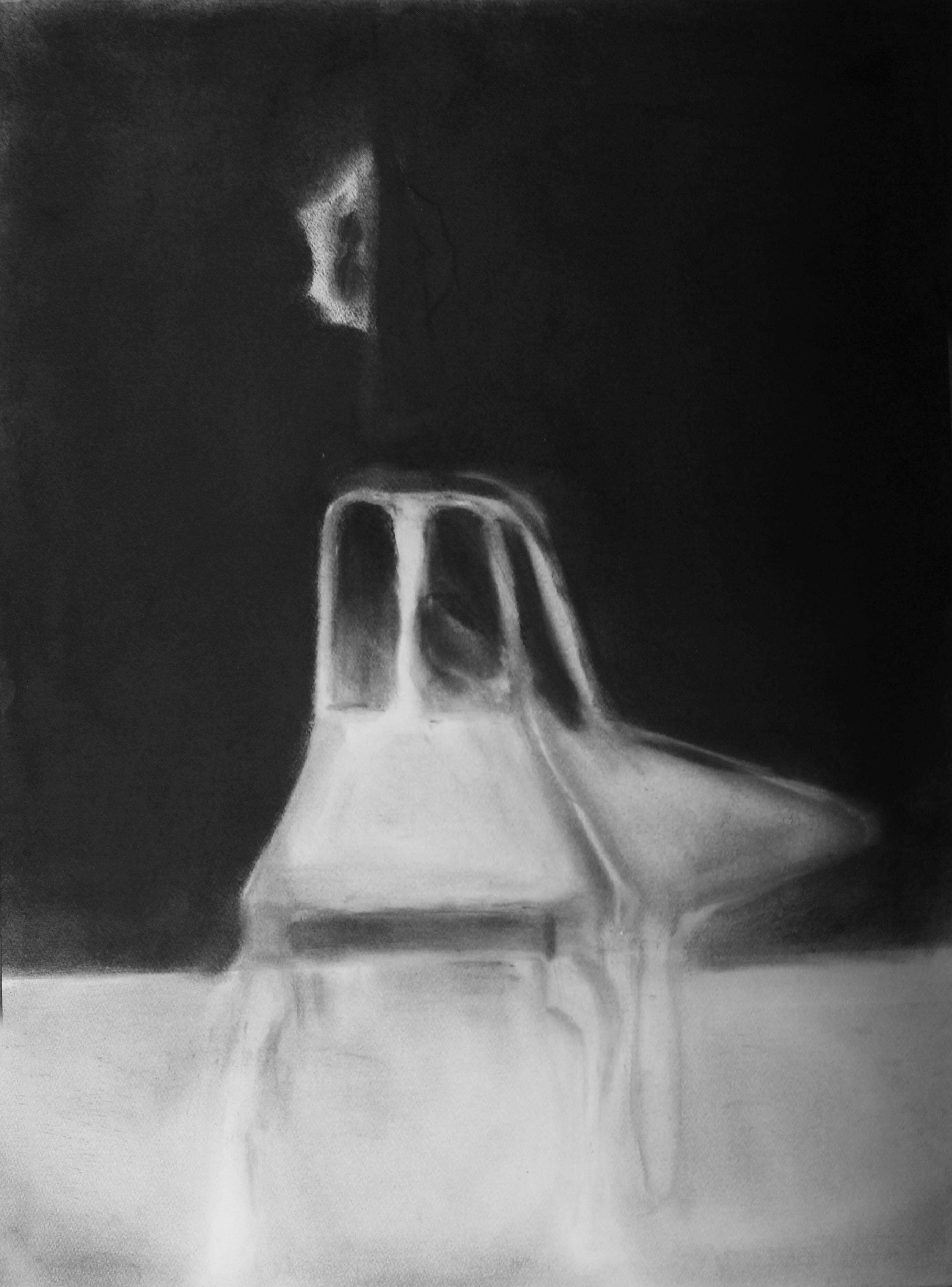 Charcoal Drawings Chair again