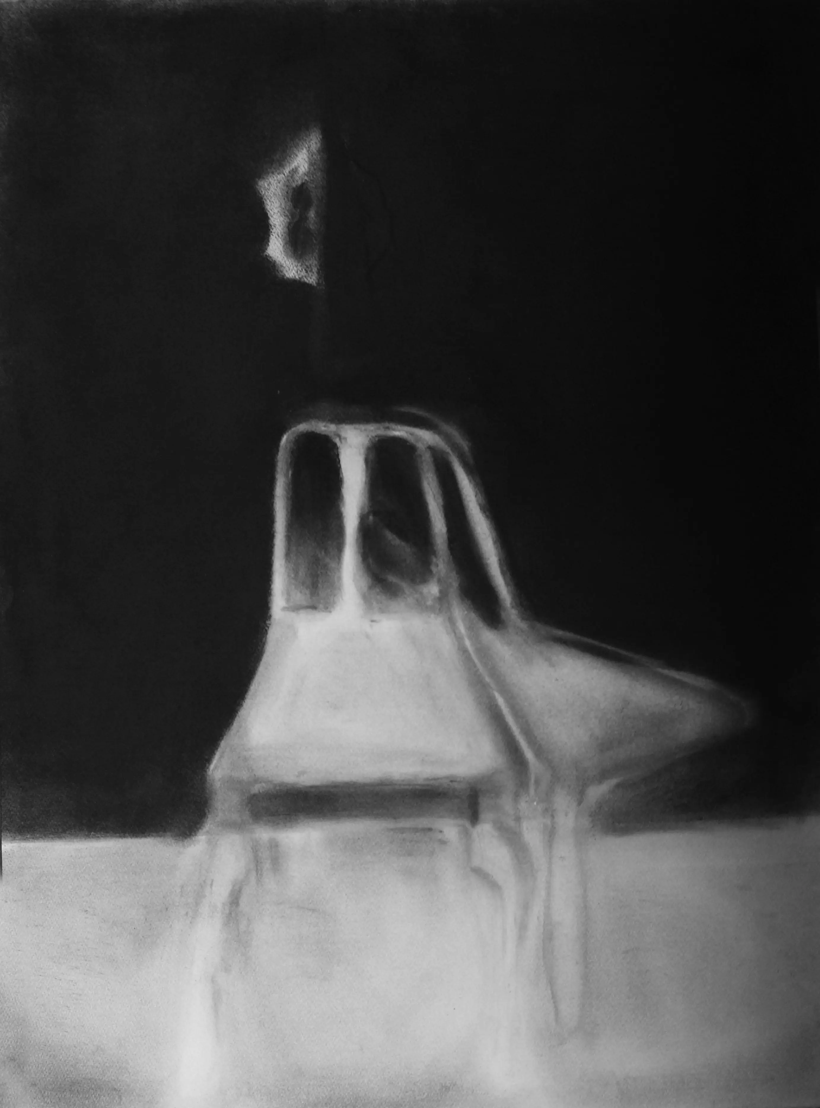 Charcoal Drawings Chair again
