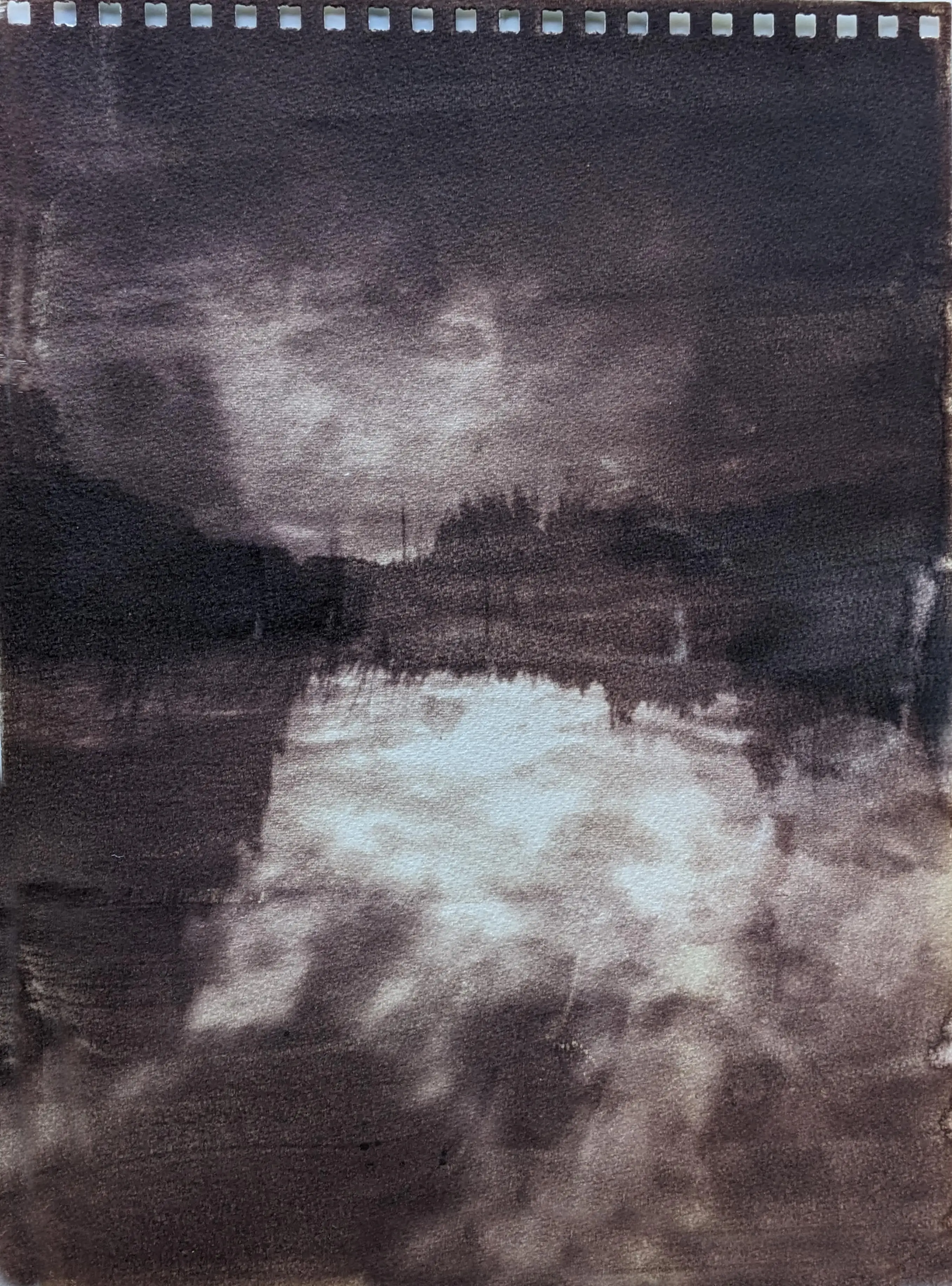 landscape vandyke print