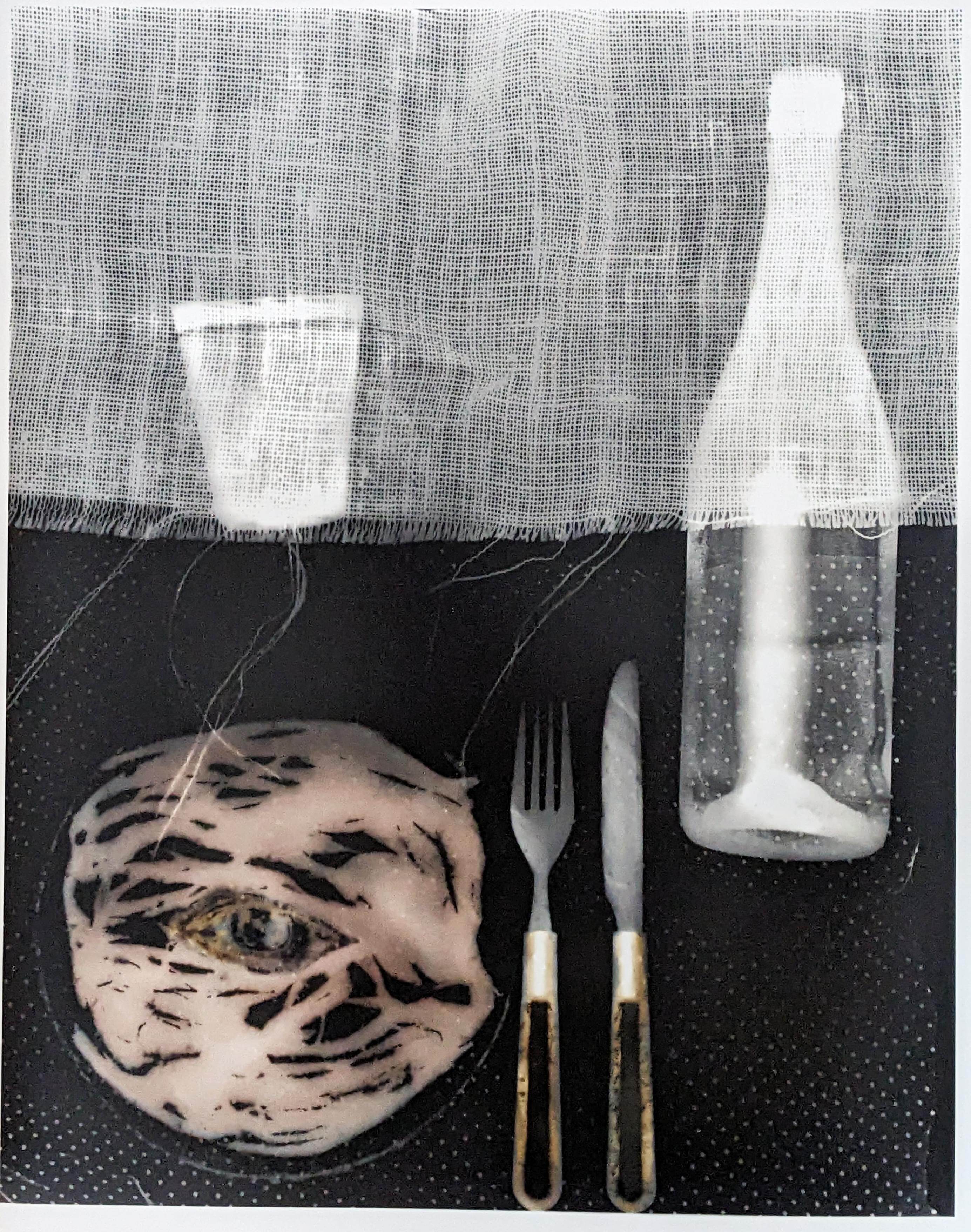 Photograms After Magritte 111 with hand painting