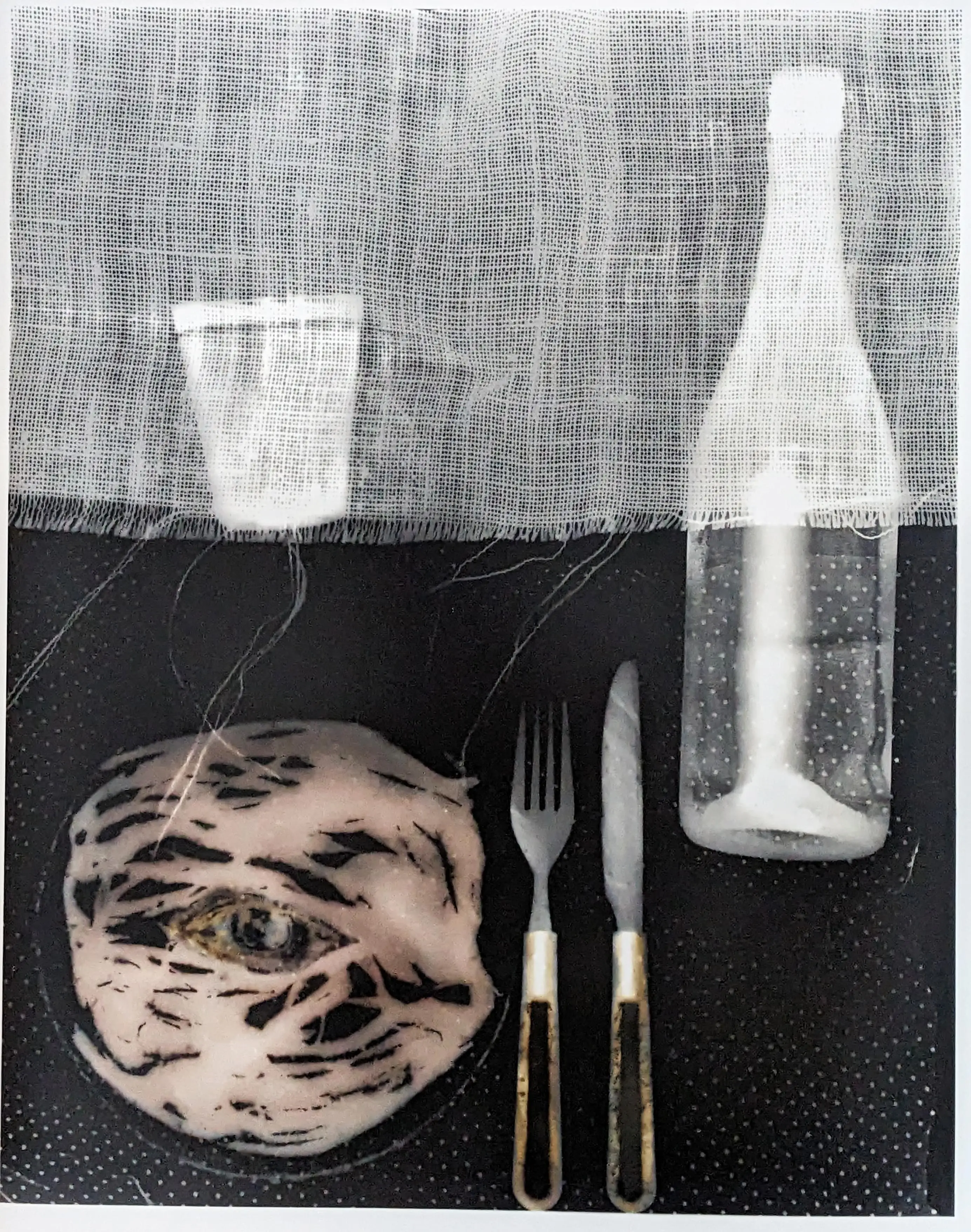 Photograms After Magritte 111 with hand painting