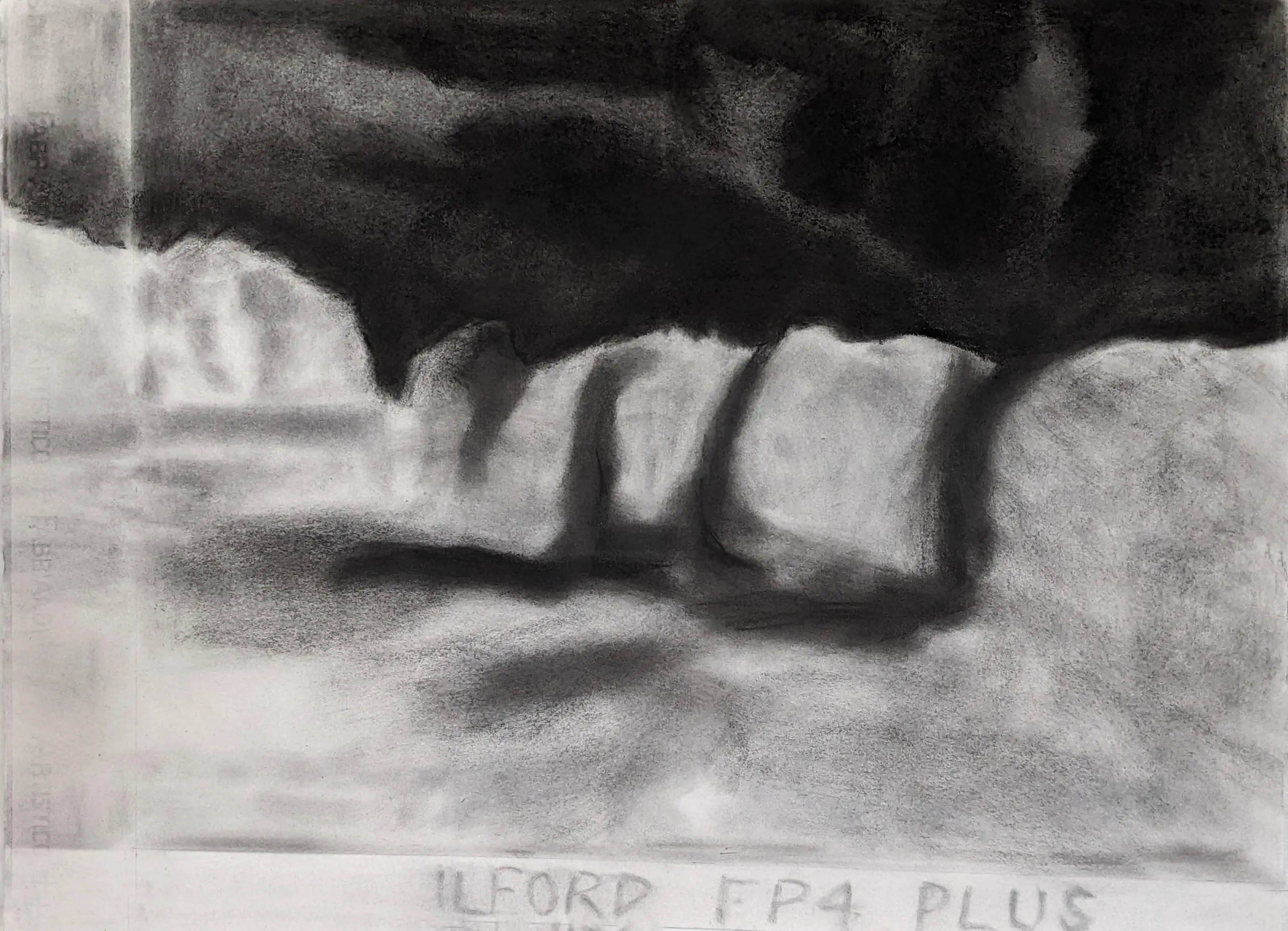 Drawing Ilford film landscape
