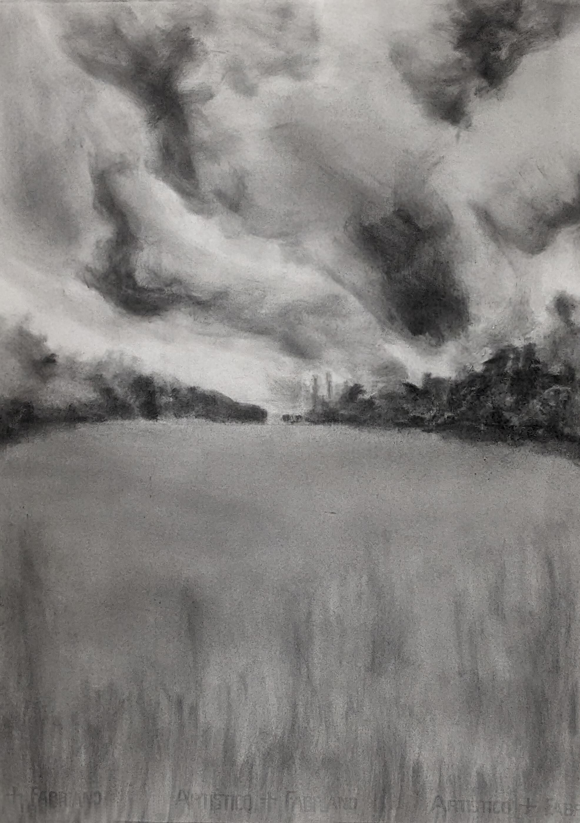 Drawing around Ash Island series 7