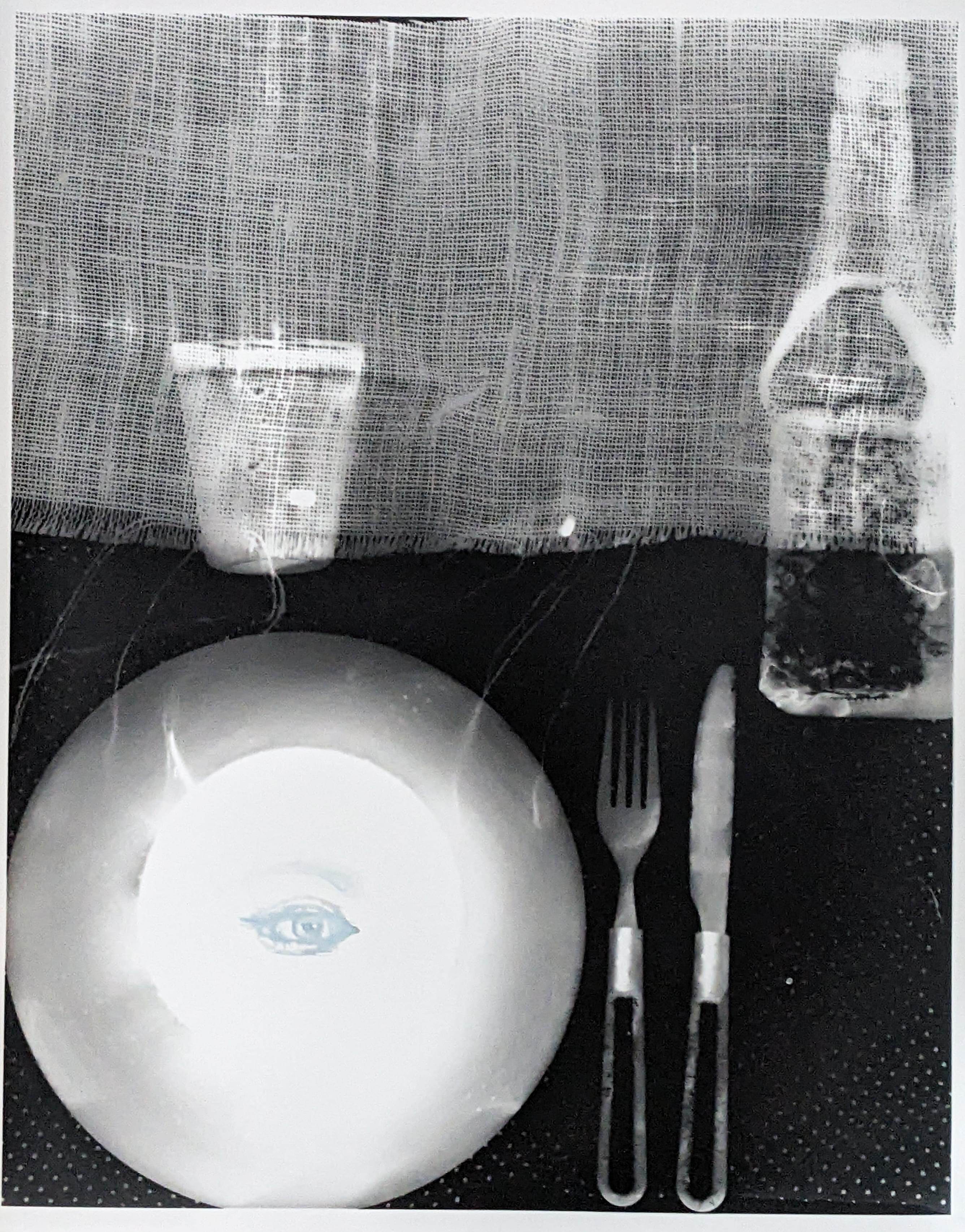Photograms After Magritte V1 with hand painting