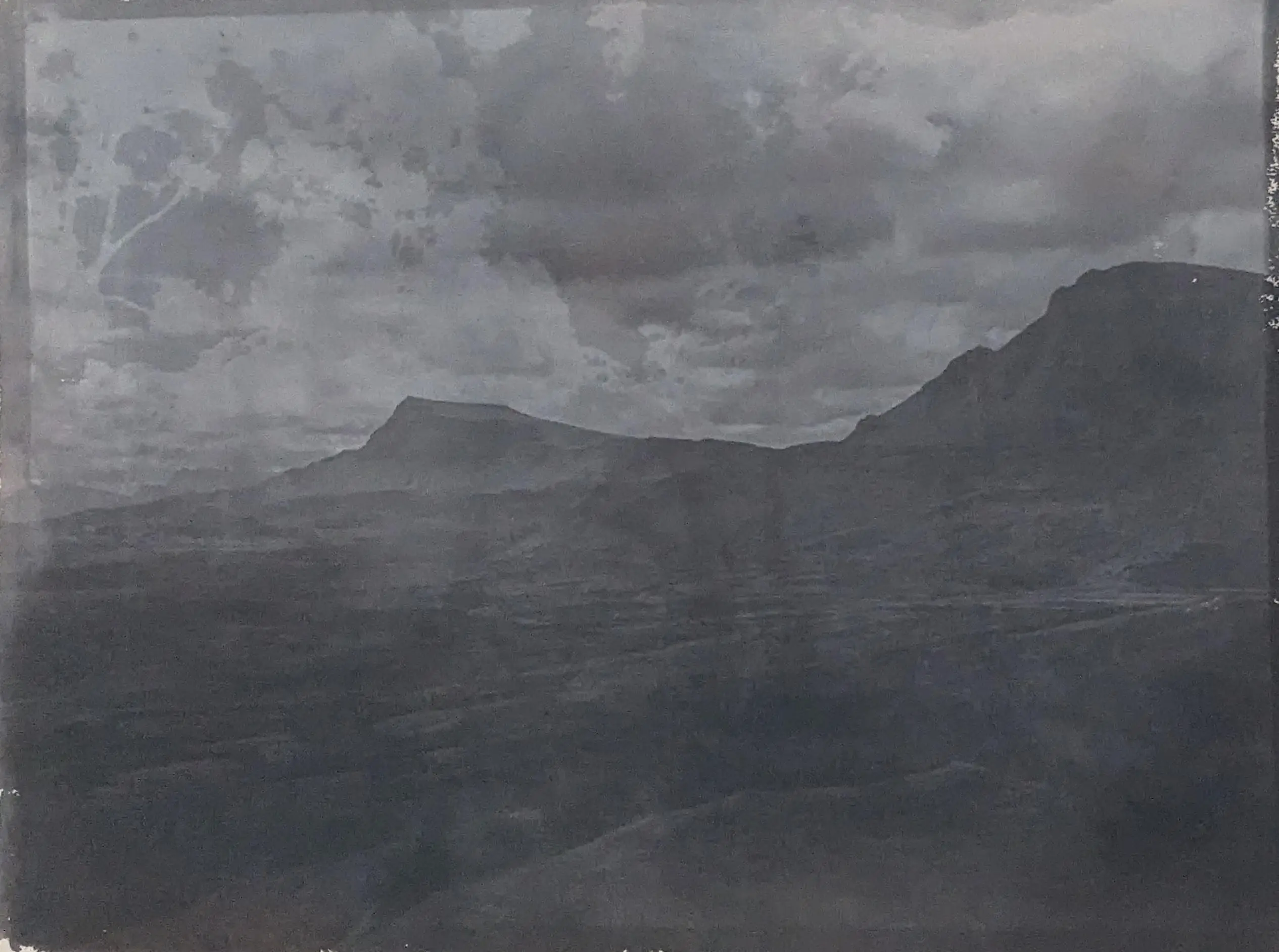 cyan toning tests5 Mountains Series of Works