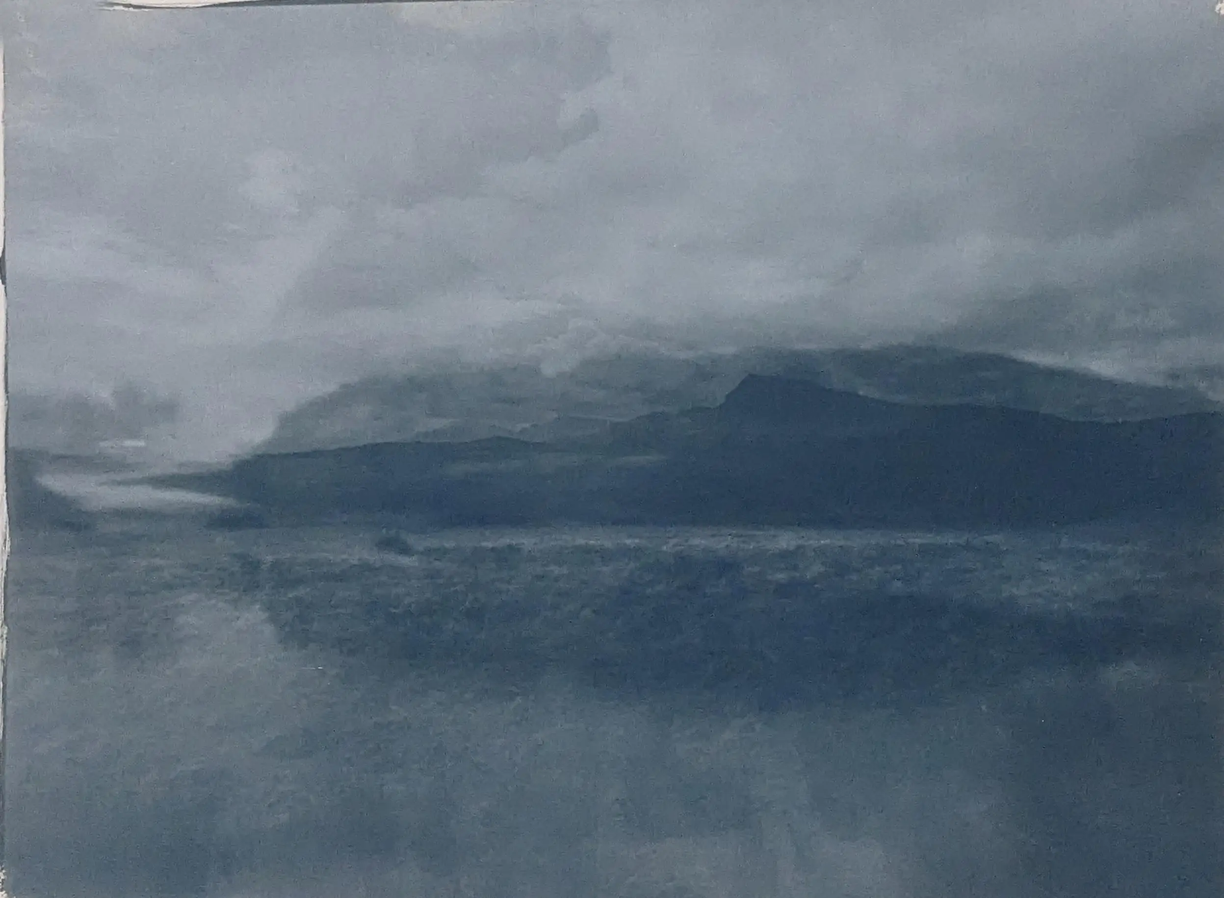 cyan toning tests 3 Mountains Series of Works