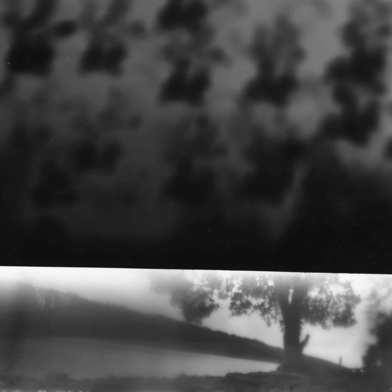 river and glove photogram