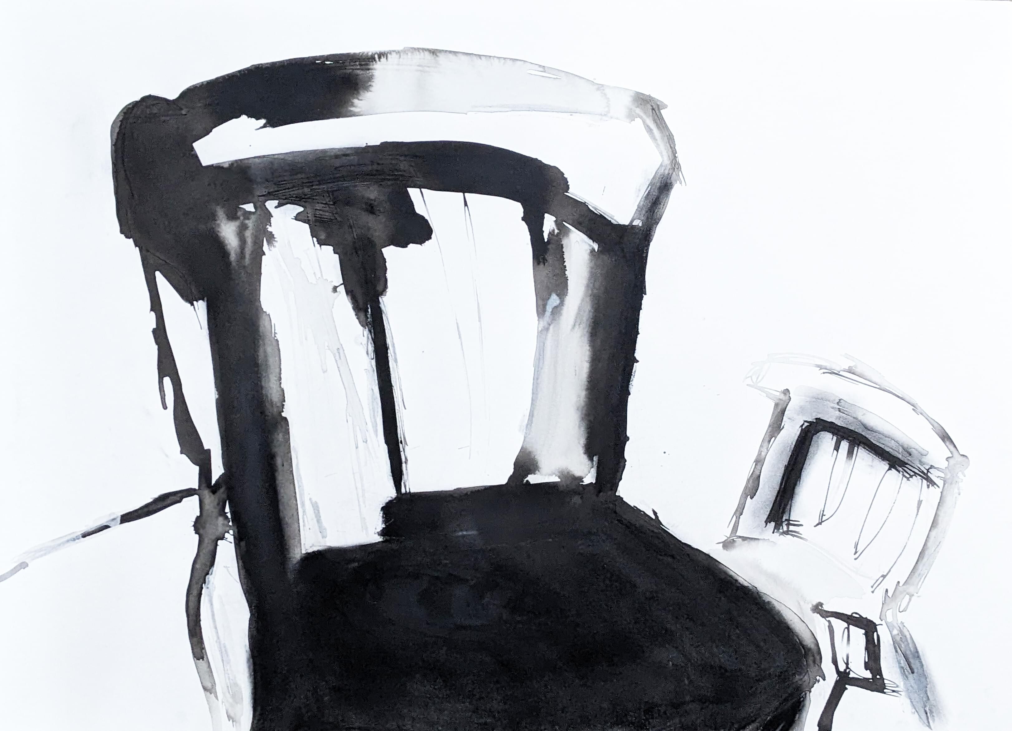 drawing ink chairs