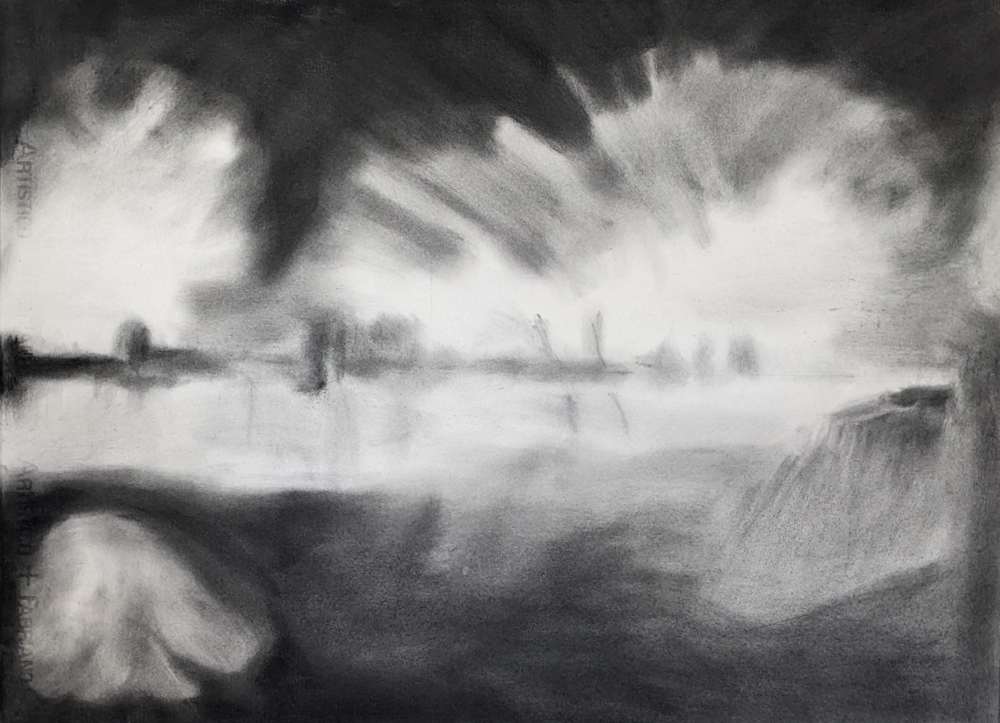 Drawing around Ash Island series 6