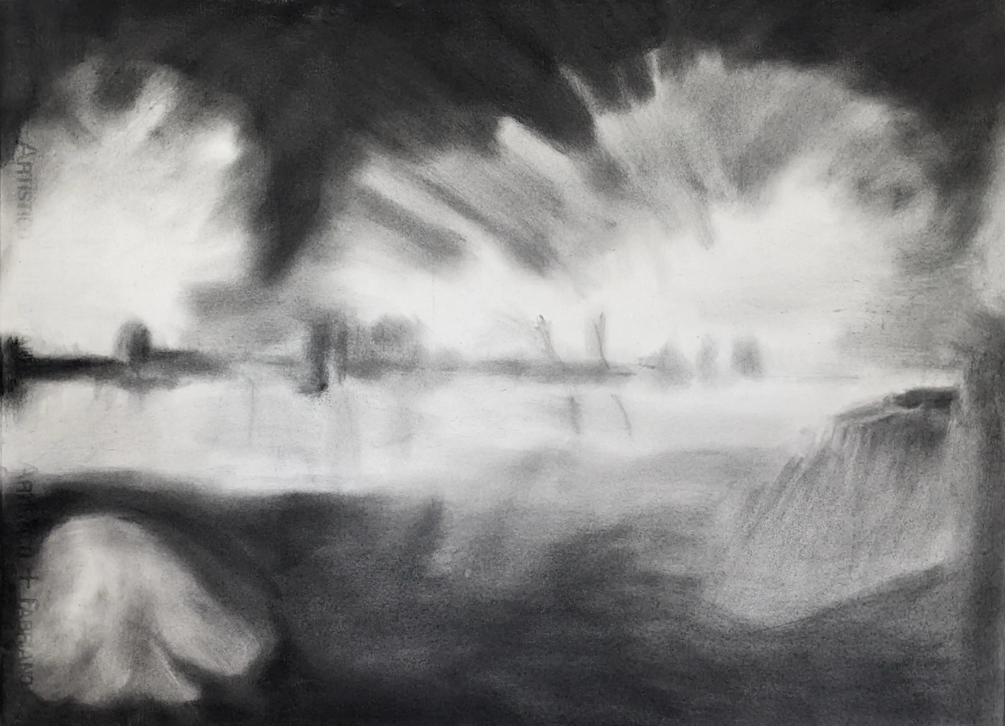 Drawing around Ash Island series 6