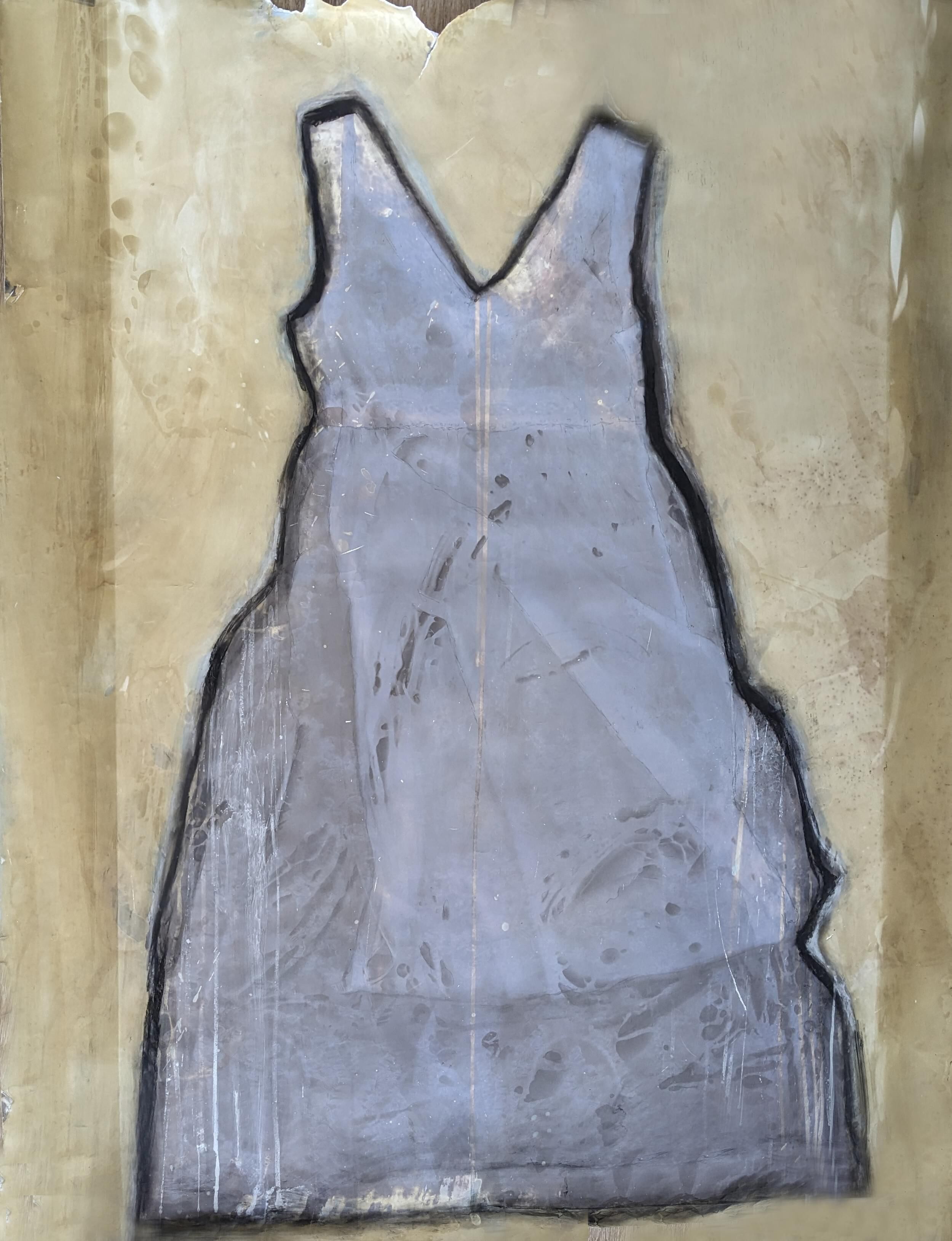walking with the unknown series 2 dress and charcoal 