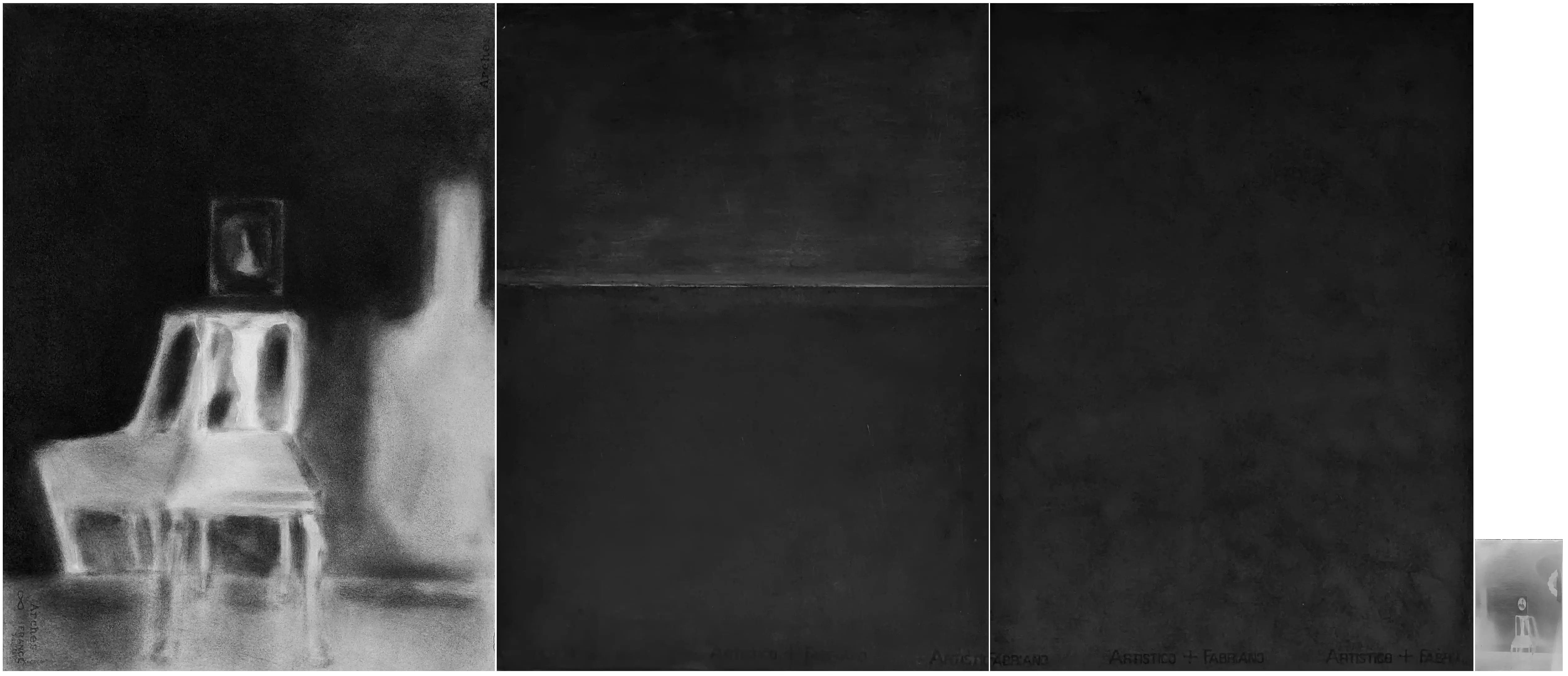 Three panels on loss longing and new beginninings revisited