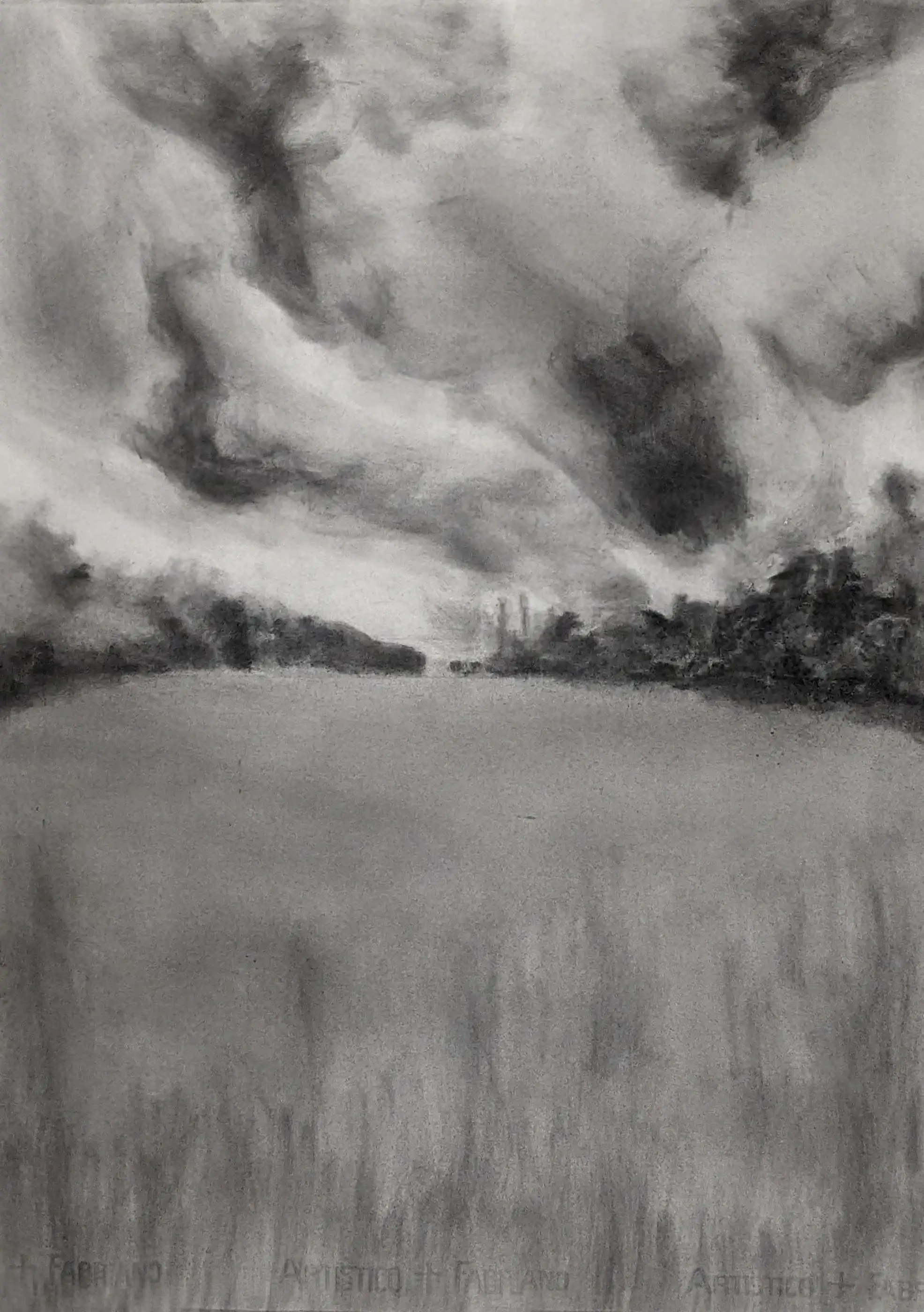 Drawing around Ash Island series 7