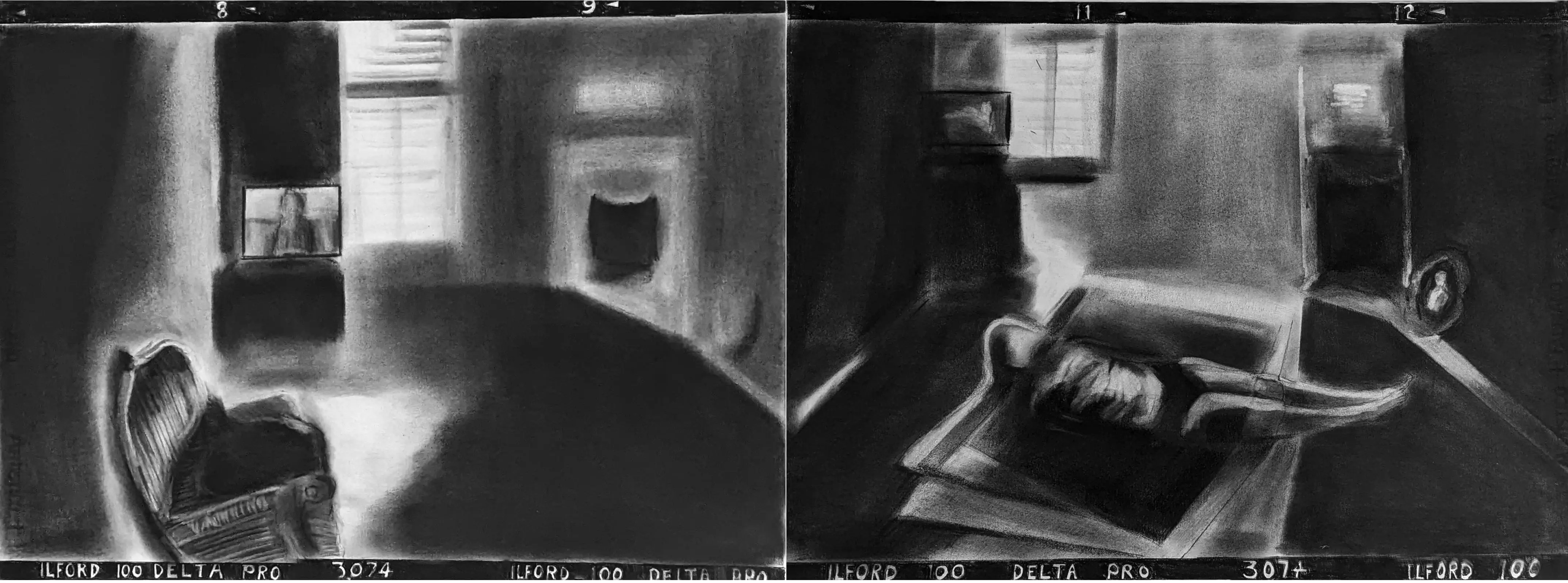 Becoming part of the floor covid years two panels